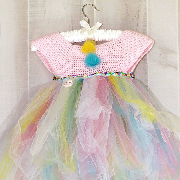 Easter Dress Pastel Princess Dress READY TO SHIP Size by OyoPOP