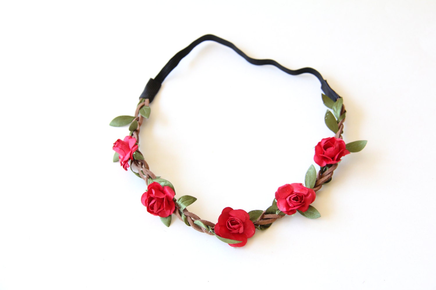 Red Flower Crown Flower Crown Flower Headband Coachella