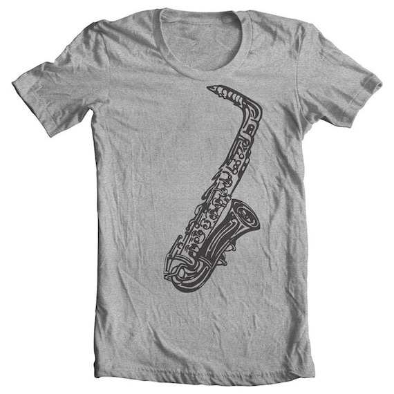 ALTO SAXOPHONE T shirt Band t shirts music by goWithMusic on Etsy