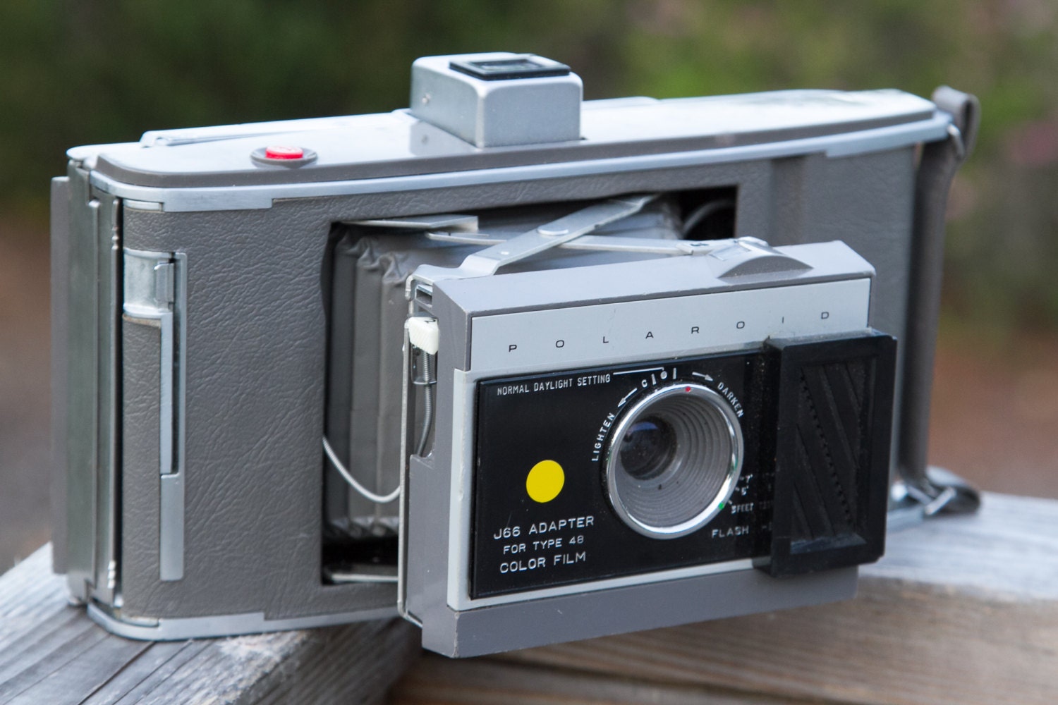 Classic Polaroid J66 Land Camera with Color by