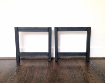 Two-Shelf Metal Coffee Table Legs