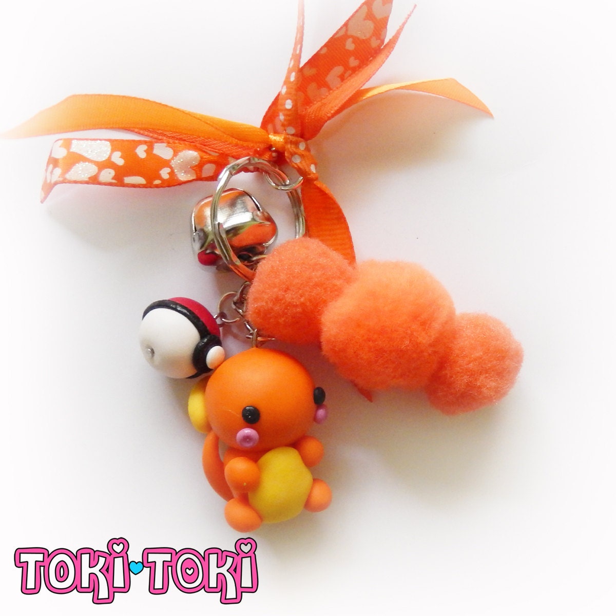 Cute Chibi Keychain Polymer Clay Keychain Kawaii Keychain