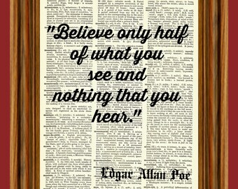 Edgar allan poe art | Etsy