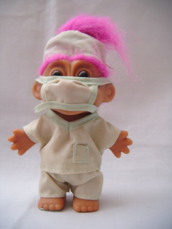 nurse troll doll