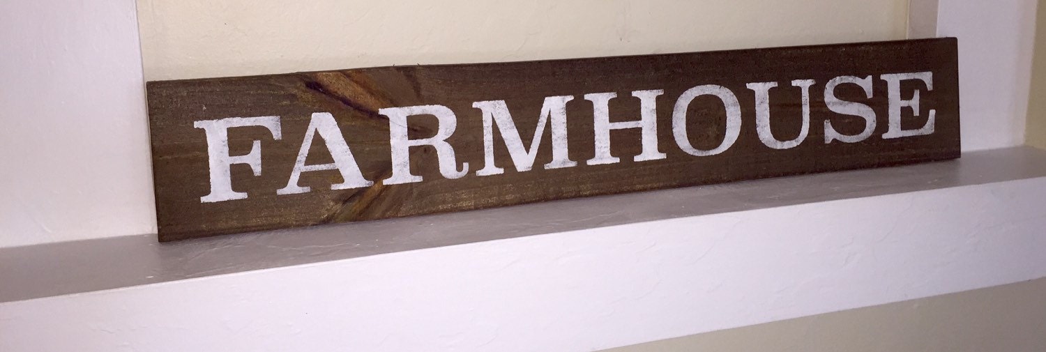 Farmhouse Sign Wooden Farmhouse Sign Custom Wood Sign