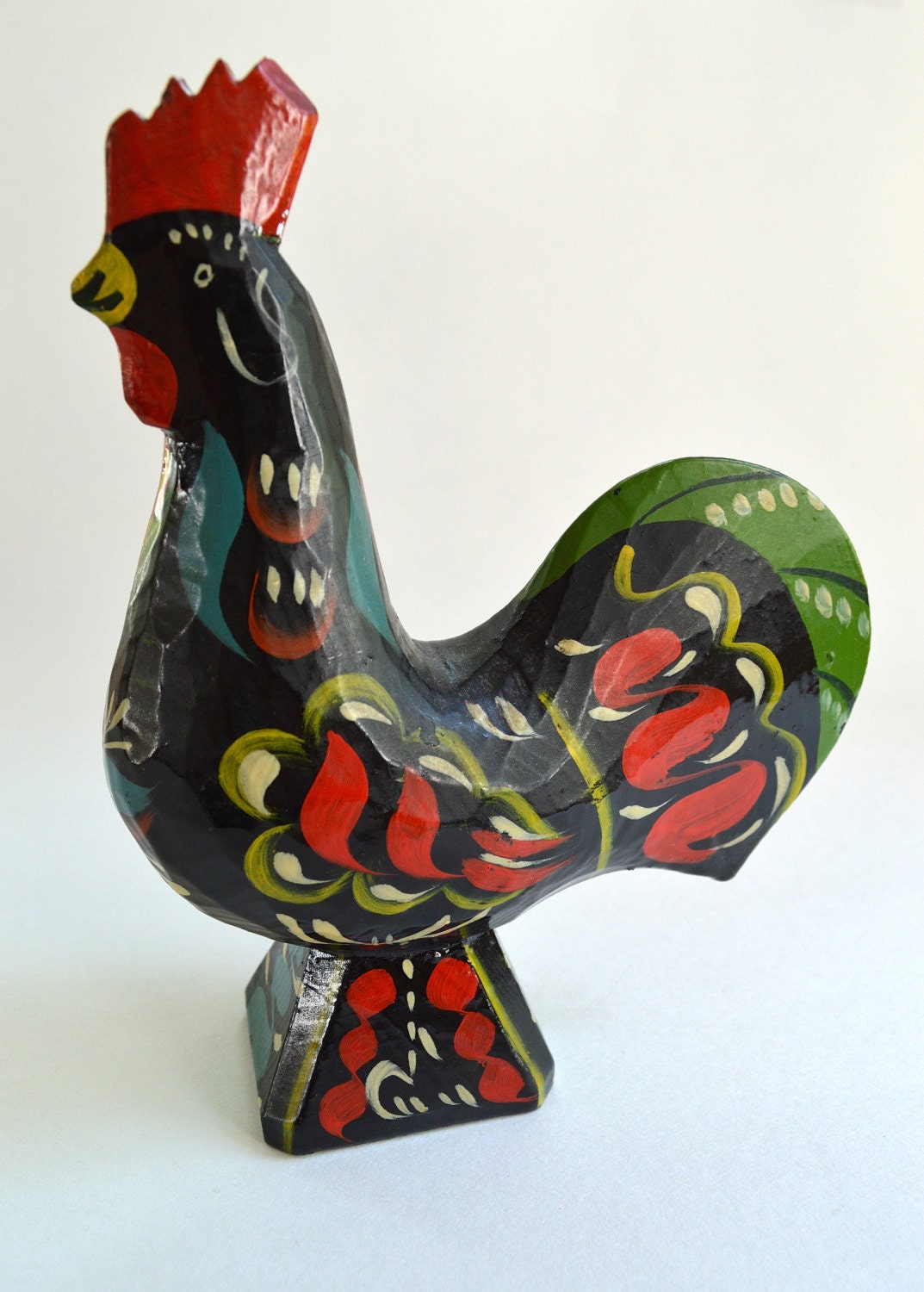 Dala Rooster made in Sweden circa 1970s