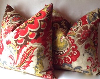 red throw pillow cover with brown and gold decorative throw pillow home living - Decorative Couch Pillows red throw pillow cover with brown and gold decorative throw pillow home living - Decorative Couch Pillows