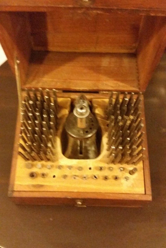 Vintage Watchmakers Jewelers Staking Tool Set GF