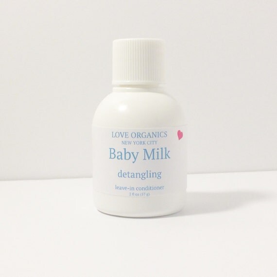 Natural Leave in Conditioner. Baby Milk Detangling Leave in Conditioner