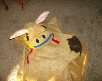 Kids Faux Fur Camel Animal Halloween Costume Noahs Ark Pageant Custom Made