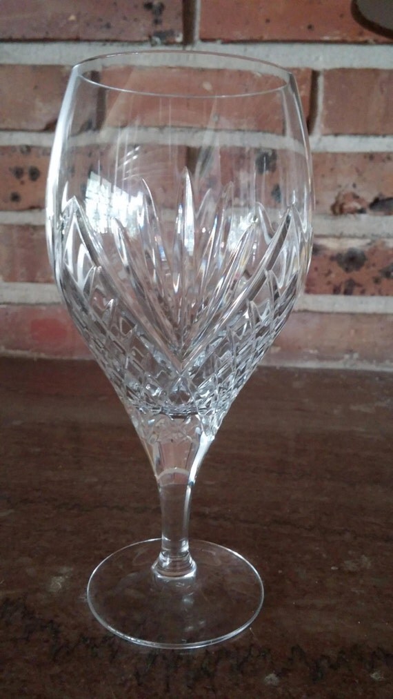 Set of 2 Royal Doulton Stratford Crystal Ice Tea Goblets