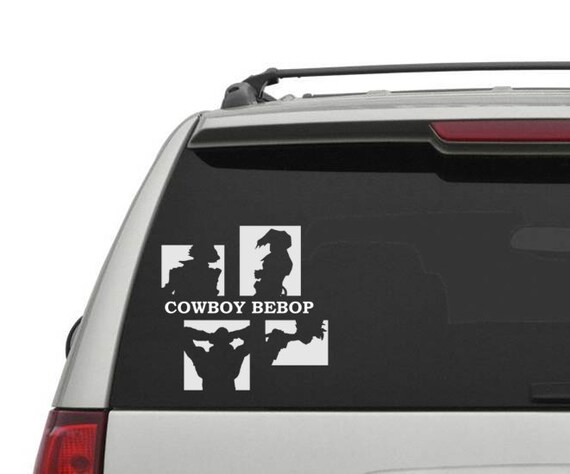 Cowboy Bebop Title Screen Decal Sticker Great For Car Windows Or Car 