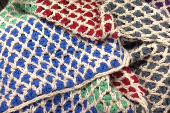 Moroccan Tile Crochet Baby Blanket