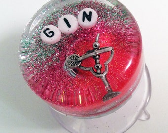 MADE TO ORDER: Weird Bathroom Decor - Gin, Art to Hang in Your Shower, Bathroom Decor, Geekery Geek, Bathroom Wall Art, Gin Rules