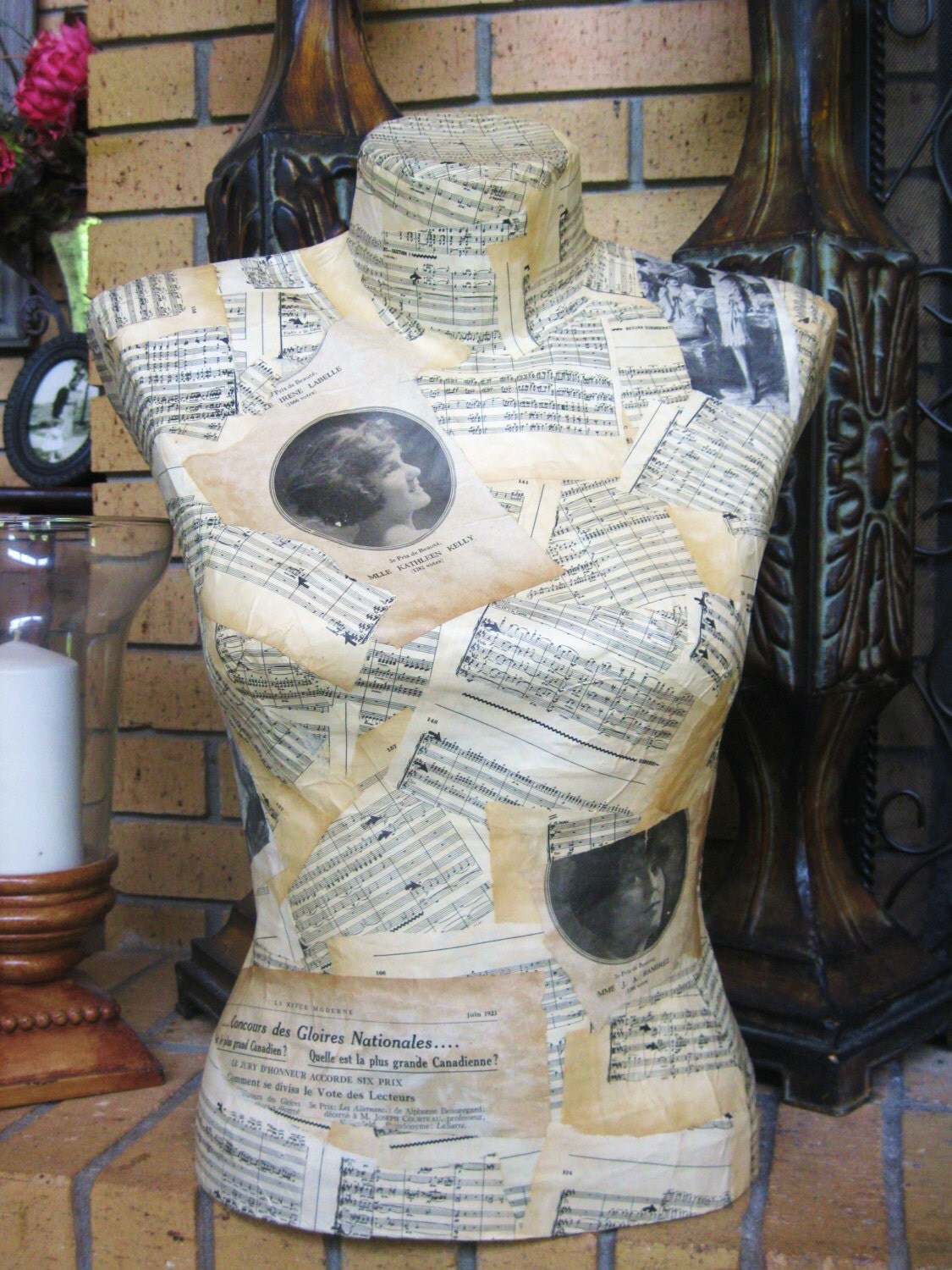 Hollands 1929 Paper Mache Dress Form by missmollycottage on Etsy