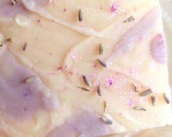 Lilac and Lavender goat milk soap - Lovely