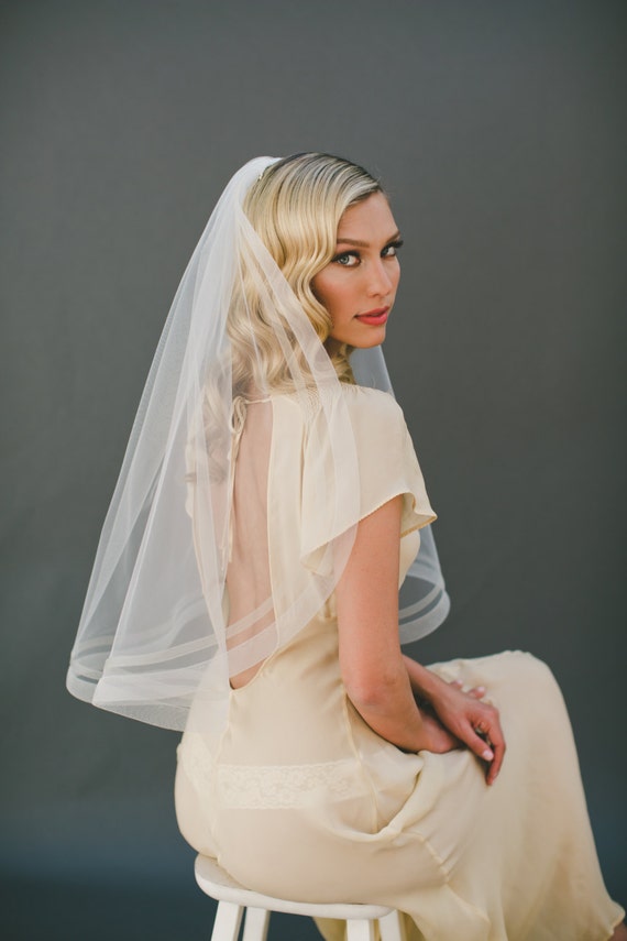 1 & 1/2 Horsehair Veil Bridal Veil Organza Veil