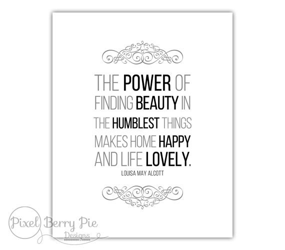 Items similar to Louisa May Alcott QUOTE // Literary Typography Print