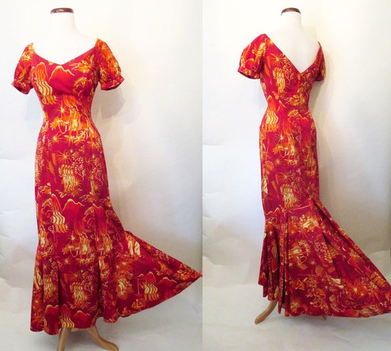 vintage 1950 s dress alfred shaheen cotton hawaiian killer 1950 s alfred shaheen hawaiian fishtail dress in vintage 1950 s dress alfred shaheen cotton hawaiian killer 1950 s alfred shaheen hawaiian fishtail dress in