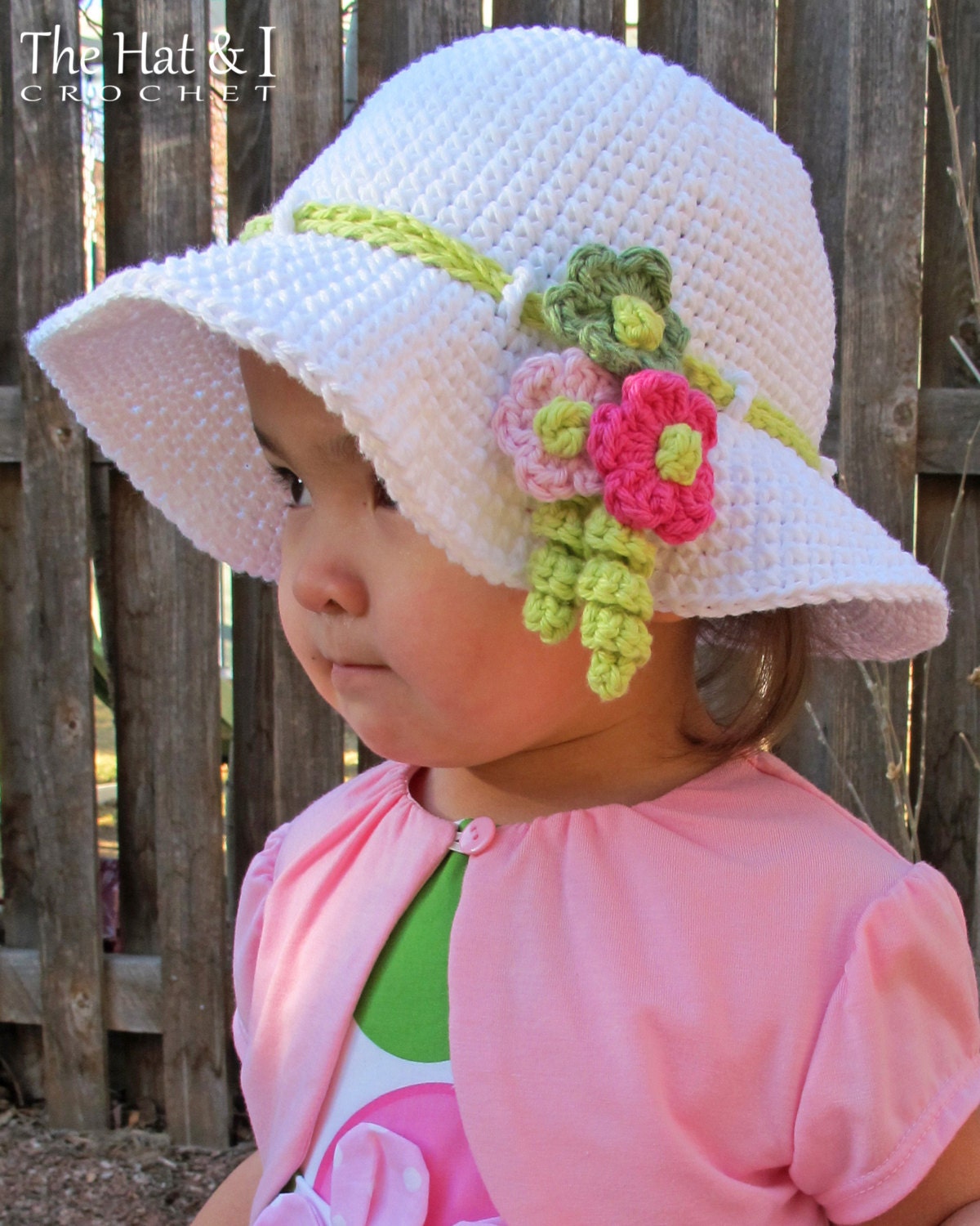 CROCHET PATTERN Spring Garden a crochet spring hat