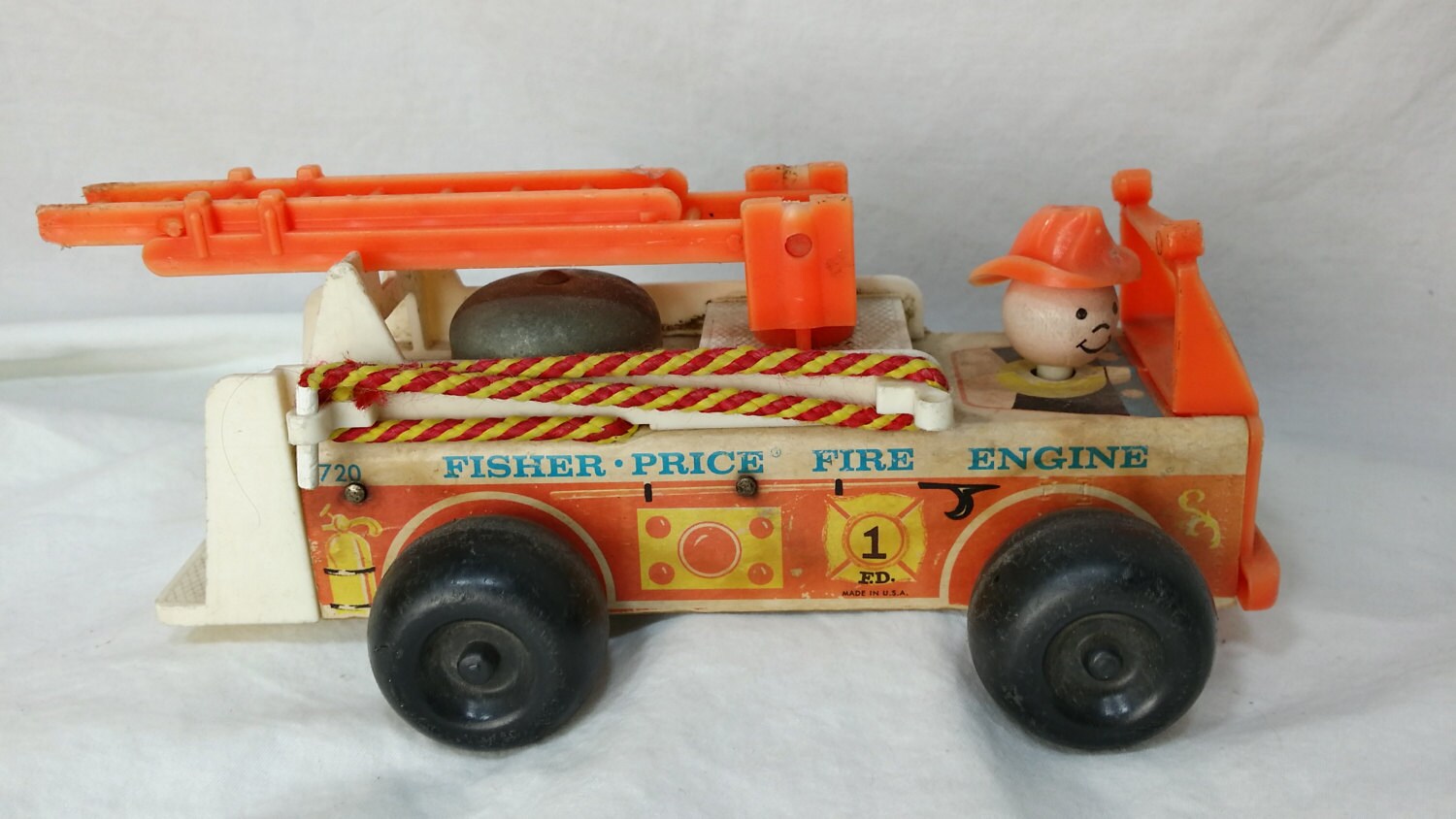 fisher price fire engine vintage