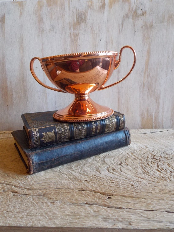 Trophy Large cup  vintage Vintage Metal Copper/ Cup metal
