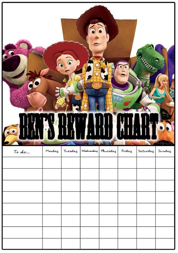 Free Printable Toy Story Reward Chart