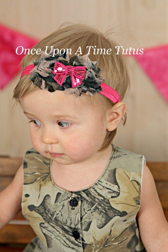 baby pink black brown green camouflage print hair pink camo print shabby flower headband by baby pink black brown green camouflage print hair pink camo print shabby flower headband by