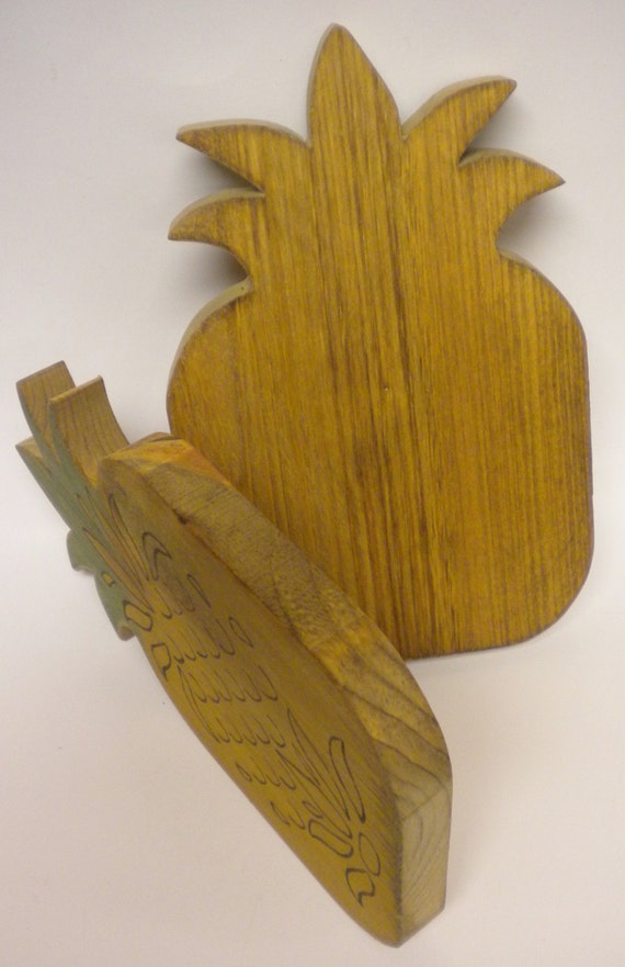 Pineapple Cutting Board Decorative Painted by