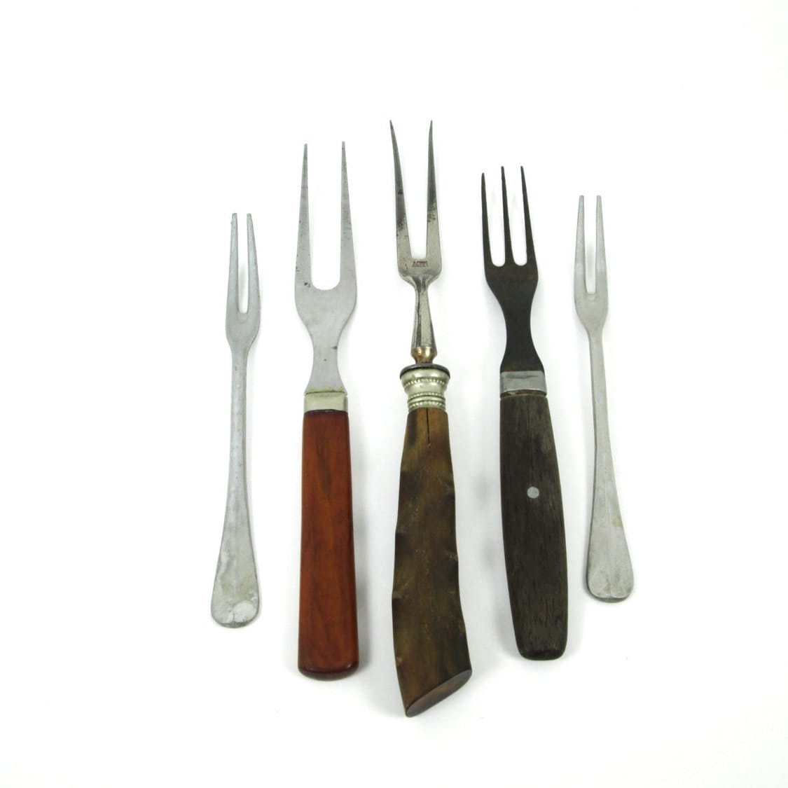 Vintage Forks Lot of 5 Meat Serving Dinner by VintageMaineia