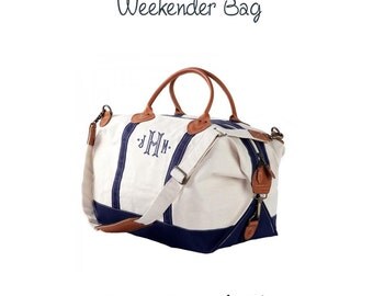 Weekender Bag, Monogram Weekender, Monogrammed Weekender, Navy Weekender, Gray Weekender, Pink Weekender, Black Weekender, Weekender Bags