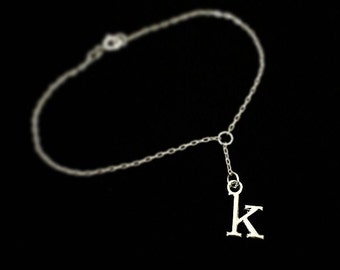 Delicate Monogram/Initial Chain Bracelet