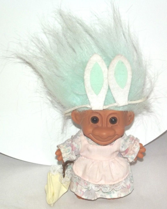 Vintage Troll Doll Vintage Rabbit Troll Doll