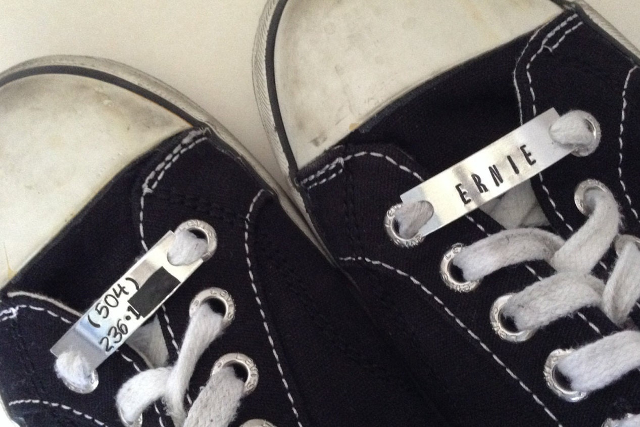 Shoe tag ID... Medical alert... child ID... autism...