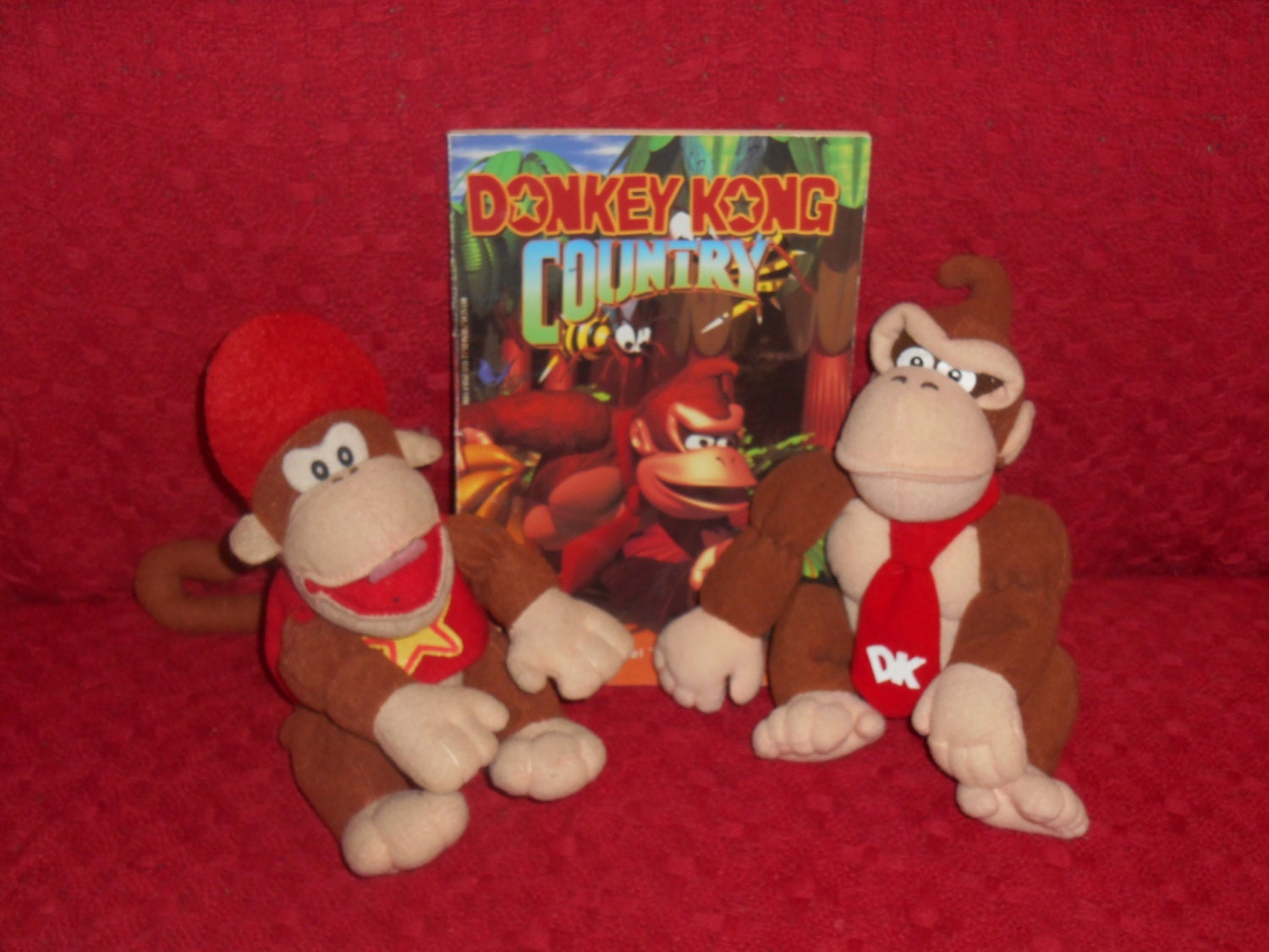 donkey kong and diddy kong plush