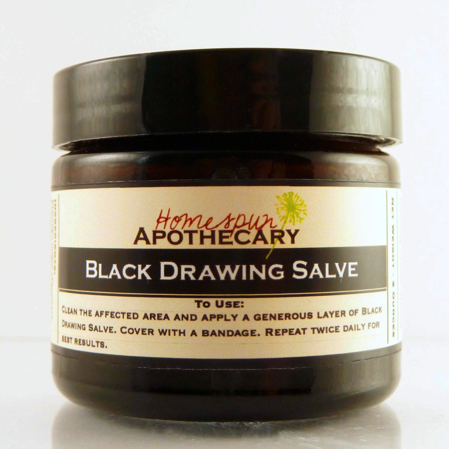 Black Drawing Salve Drawing Salve Black by HomespunApothecary