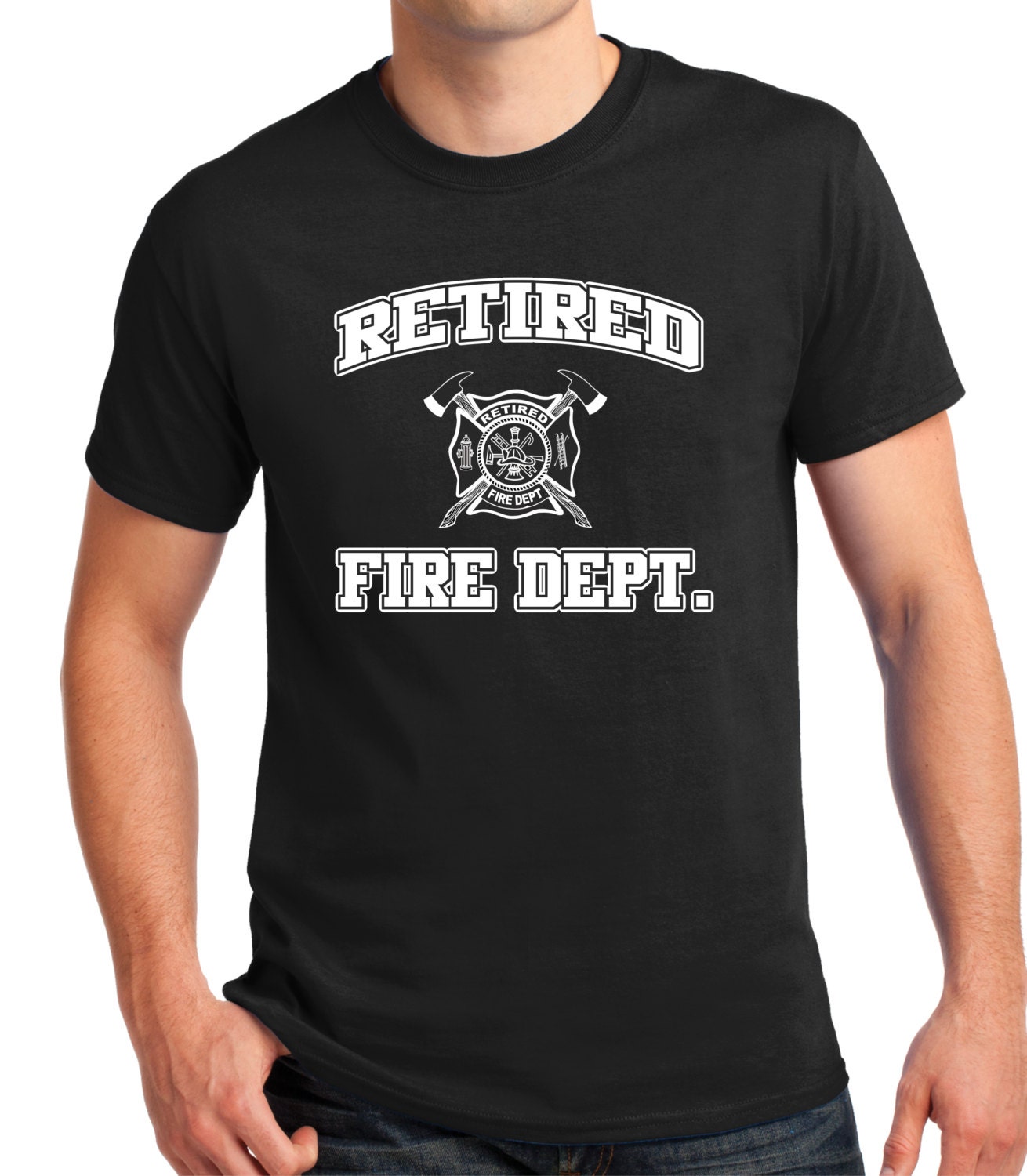 FIRE FIGHTER SHIRTRetired Fire Dept Hero Shirt Fire