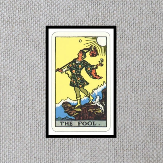 The Fool Rider-waite-smith Tarot Card Deck By Wolfganglovesmabel