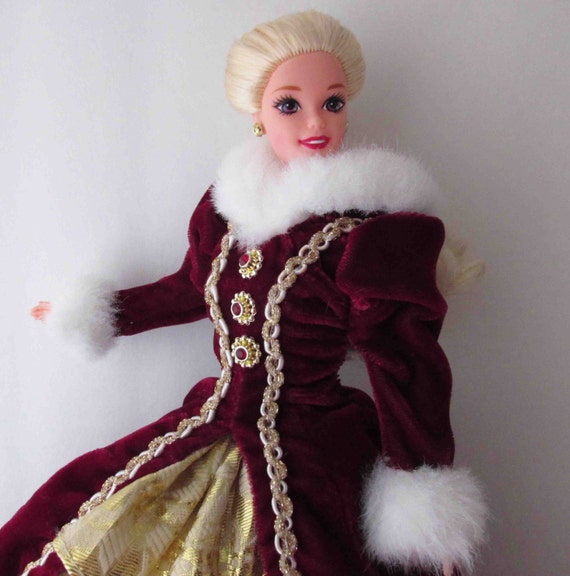 mattel holiday barbie dolls value