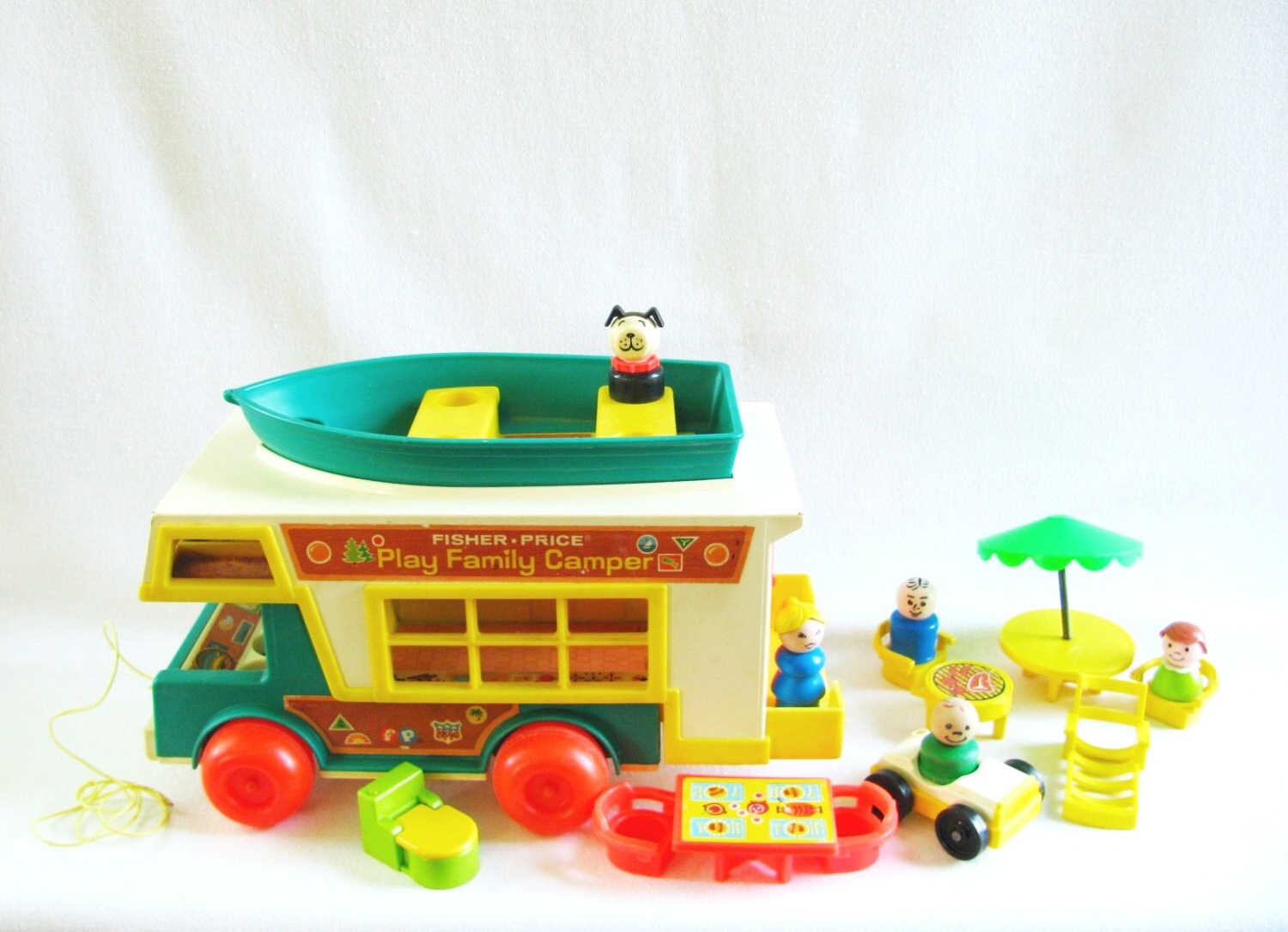 fisher price camping set vintage
