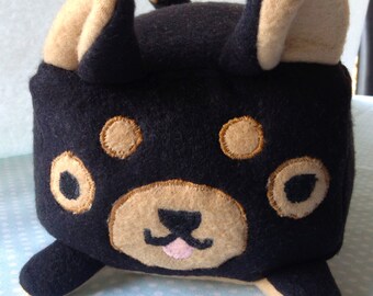 shiba inu plush black