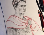 Julius Caesar 8x10" Fine Art Quality Print. Julius Caesar 8x10" Fine Art Quality Print.