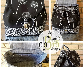 SALE!! Savannah Backpack Purse ~ PDF Pattern