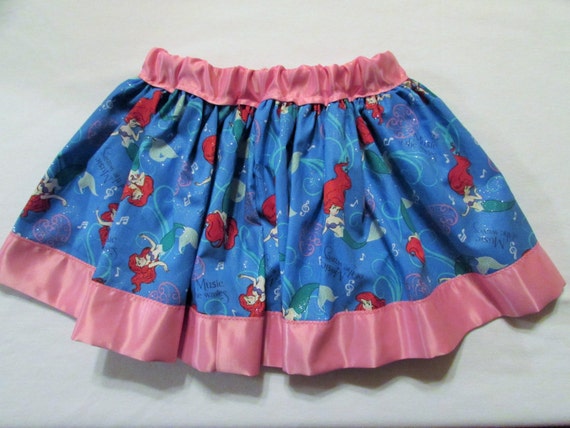 Arial skirt/Little Mermaid skirt/Birthday skirt/Little Mermaid birthday/Arial gift/girls gift/girls birthday skirt/toddler Little Mermaid