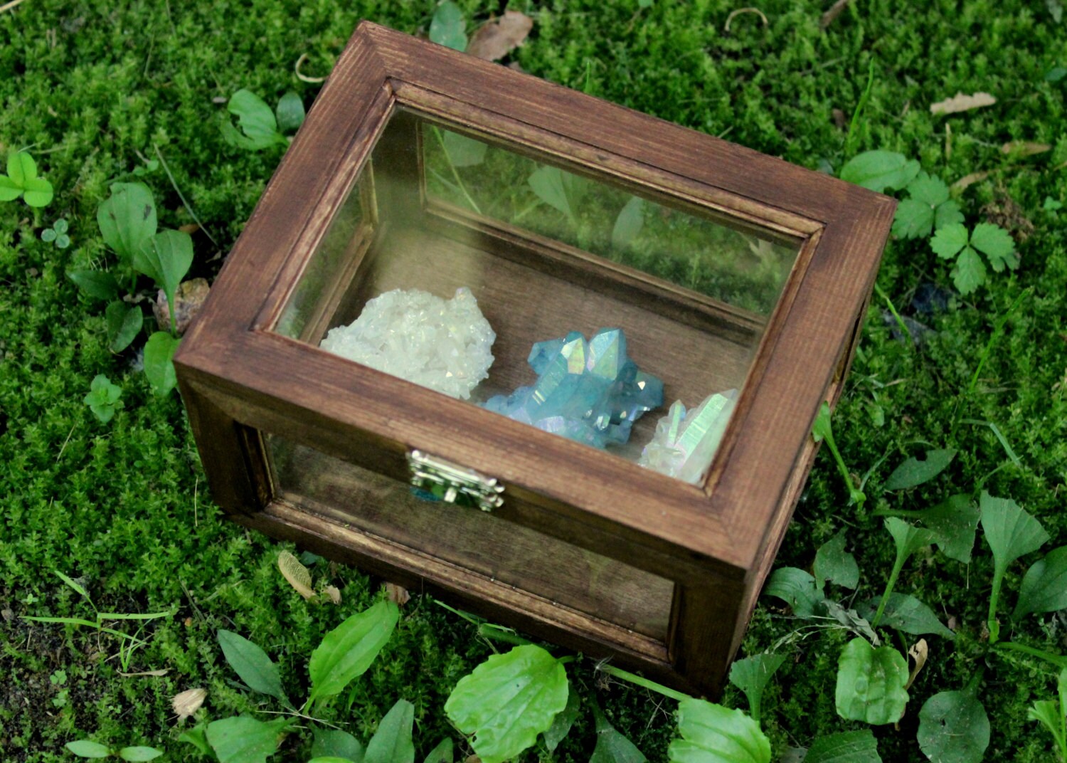 Crystal Curio Box // Curio // Jewelry Display