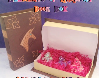 My Little Pony Book Box Prop - Instant Download Printable - MLP Inspired Gift Box - Twilight Sparkle Cosplay Costume Elements of Harmony