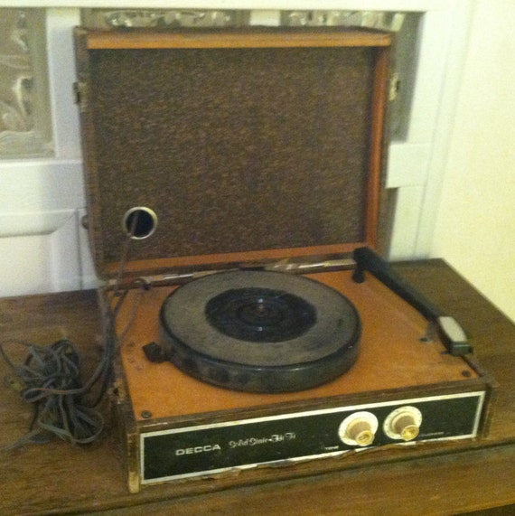 Vintage Decca Solid State HiFi Portable by