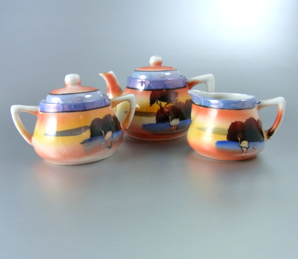 made in japan childs tea set