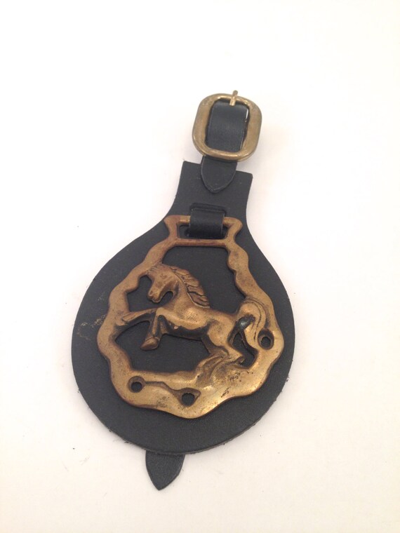 Horse Bridle Decoration Brass Horse Medallion by TheRealDelia