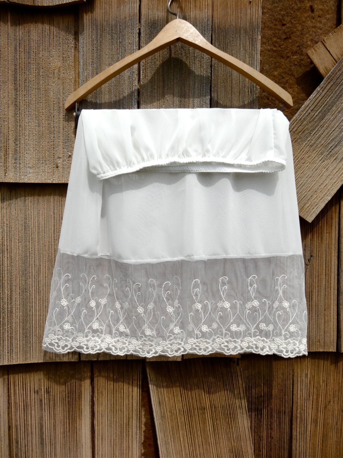 Lace dress extender Lace Slip half slip Dress Extender